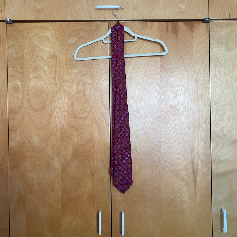 Paul Smith Silk Maroon Tie (OS)